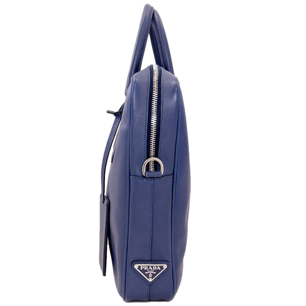 Prada 2-Way Business Bag, Saffiano Leather, Men's PRADA - Picture 3 of 13